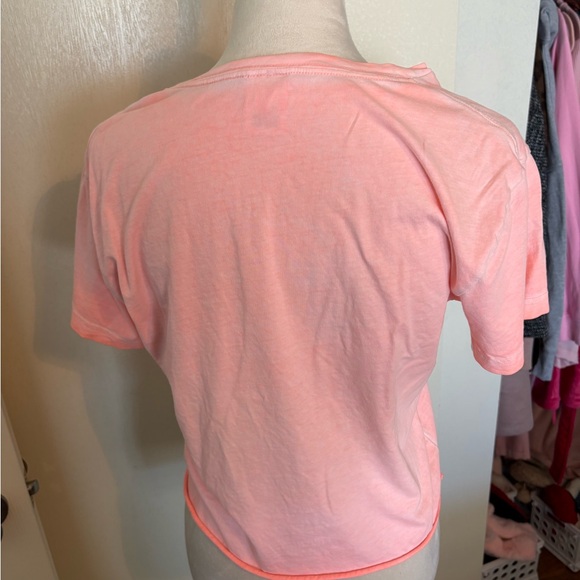 PINK Victoria's Secret orange crop Tee - Picture 3 of 3